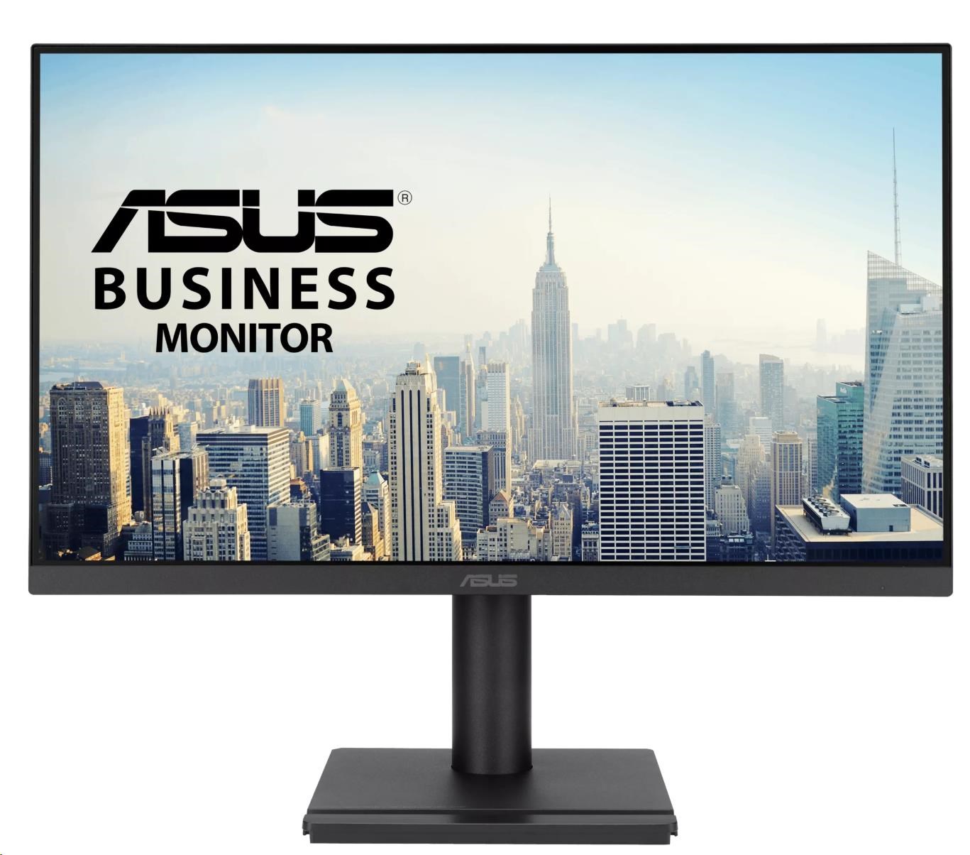 ASUS LCD 27" VA279QGSE, FHD, 300nits, 120Hz, 1ms, Audio, Repro, Vesa, DP, HDMI, VGA, Black