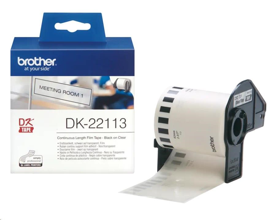 BROTHER DK-22113 průsvitná filmová role 62mm x 15,25m