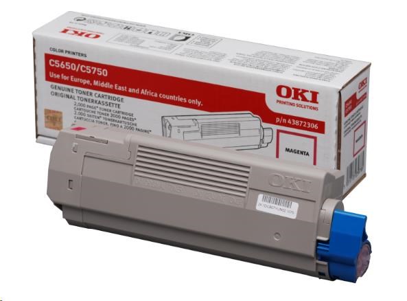Oki Toner Magenta do C5650/C5750 (2 000 stránek)