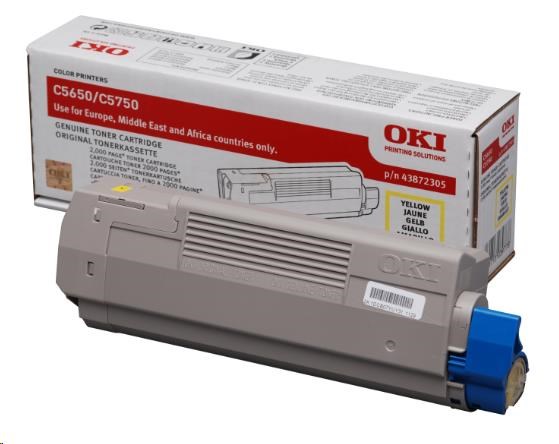 Oki Toner Žlutý do C5650/C5750 (2 000 stránek)