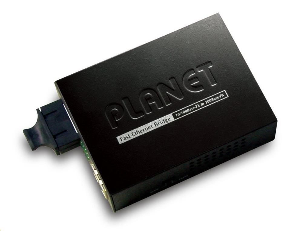 Planet FT-802S15 Konvertor, 10/100Base-TX - 100Base-FX, SC, singlemode
