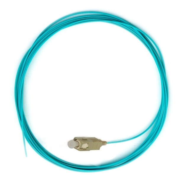 Pigtail MM 50/125, OM3, konektor SC, LS0H, 1m