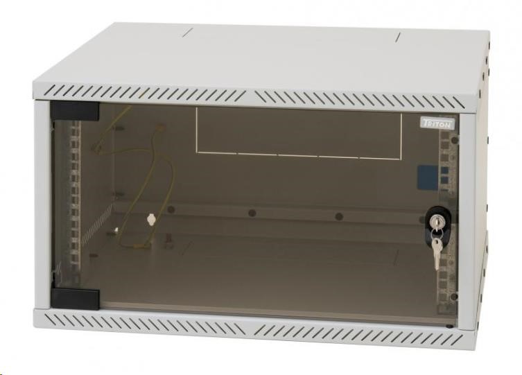 TRITON 19" jednodílný rozvaděč 4U/400mm - rozložený FLAT PACK