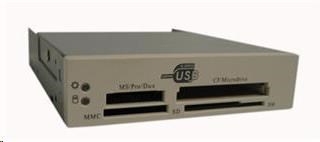 EUROCASE Card reader 33in1-3,5" White