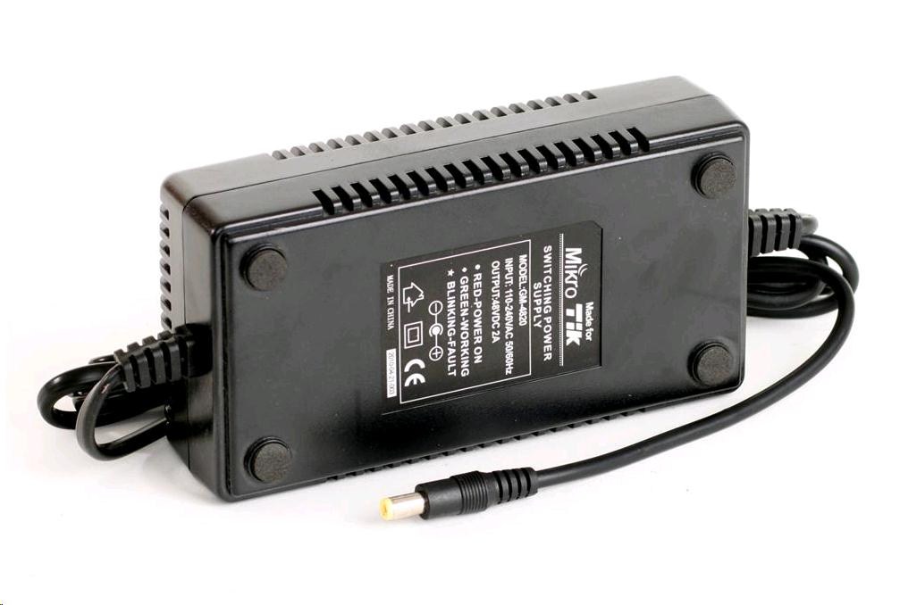 MikroTik zdroj 48V / 2A, 96W pro RouterBOARD, ALIX (OEM)