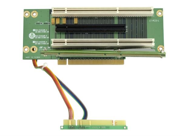 CHIEFTEC Riser card 2U RC2-E16X2R-4, support 1xPCI-E x 16 slot & 2xPCI-X 133 slot
