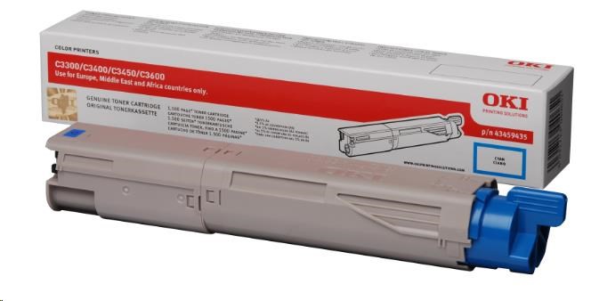 Oki Toner Cyan do C3300n/C3400n/C3450n/C3600n (1,5k)