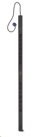 APC Rack PDU, Basic, ZeroU, 16A, 230V, (20)C13 & (4)C19, IEC-309 16A 2P+E 0.91m