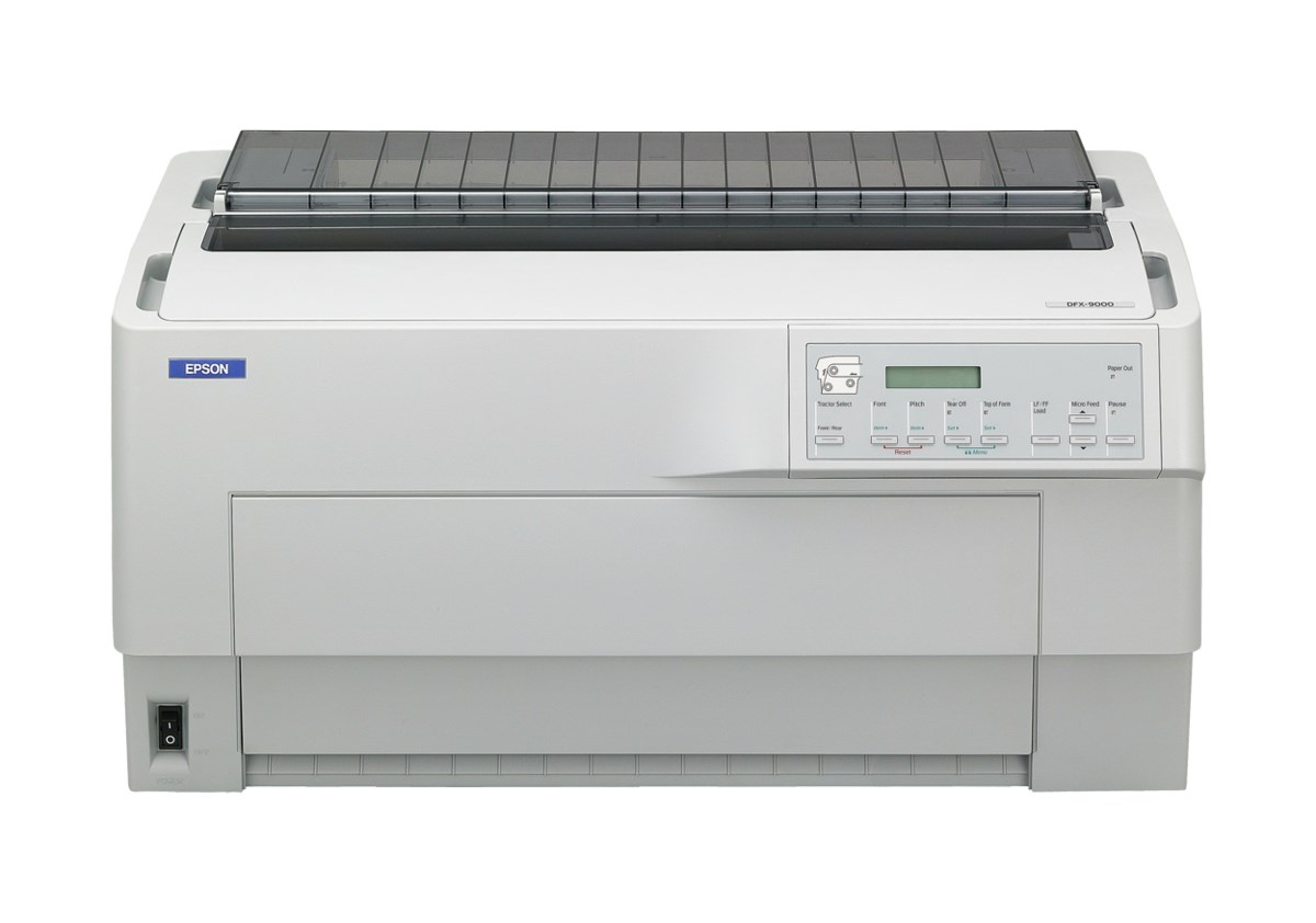 EPSON tiskárna jehličková DFX-9000N, A3, 4x9 jehel, 1550 zn/s, 1+9 kopii, USB 1.1, LPT, RS232, NET