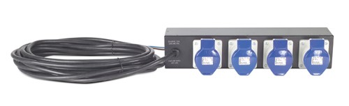 APC Rack PDU, Basic, Extender, 2U, 32A, 230V, (4) IEC-309-32, Hard Wire 3-wire 8.53m