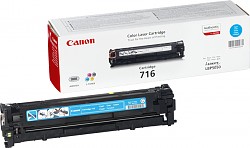 Canon TONER CRG-716C azurový, pro  LBP5050, LBP5050N, LBP5360, MF-8030Cn, MF-8040Cn, MF-8050Cn, MF-8080Cw (1500 str.)
