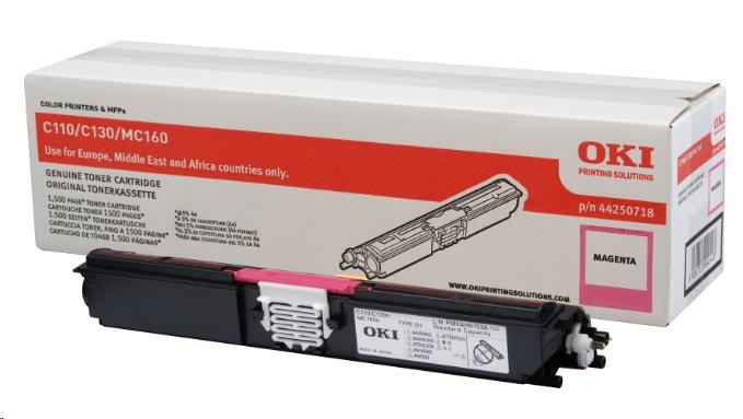 Oki Toner Magenta do C110/C130n/MC160 (1.5K)