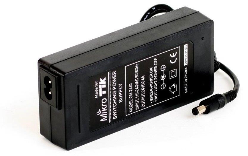 MikroTik zdroj 24V / 4A, 96W pro RouterBOARD, ALIX