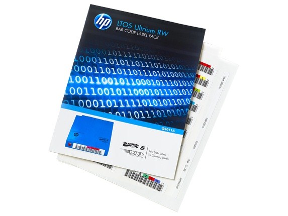 HP LTO-5 Ultrium Bar WORM Code Label Pack, Q2012A