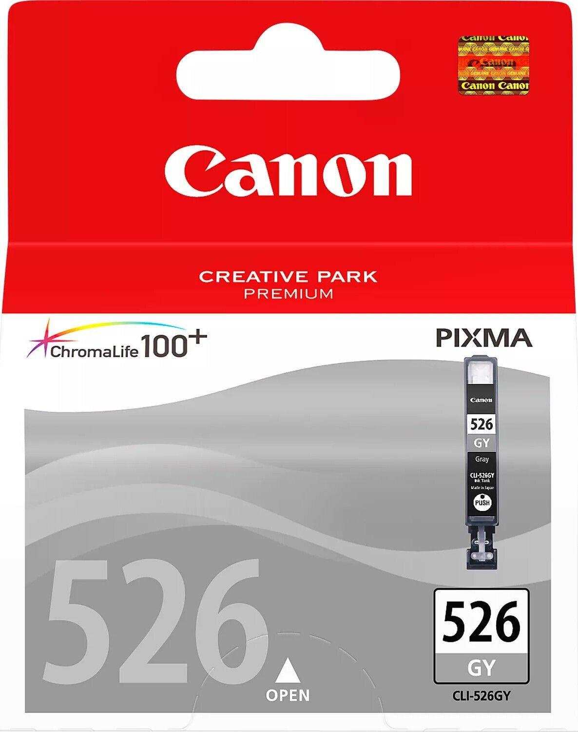Canon CARTRIDGE CLI-526GY šedá pro Pixma iP4850, MG5250, MG5350, MG6150, MG8150 (340 str.)