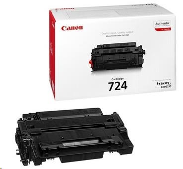 Canon TONER CRG-724 černý pro i-SENSYS LBP6750DN, LBP6780x, LBP7780Cx, MF512x, MF515x (6000 str.)