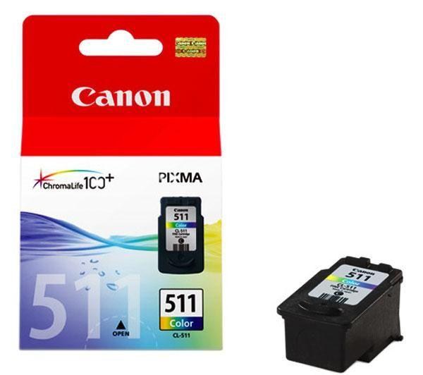 Canon CARTRIDGE CL-511 barevná pro  PIXMA iP2700, MP2x0, MP49x, MX3x0, MX410, MX420 (245 str.)