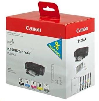 Canon CARTRIDGE PGI-9 PBK/C/M/Y/GY MULTI-PACK pro PIXMA Pro9500 MARK II, PIXMA iX7000
