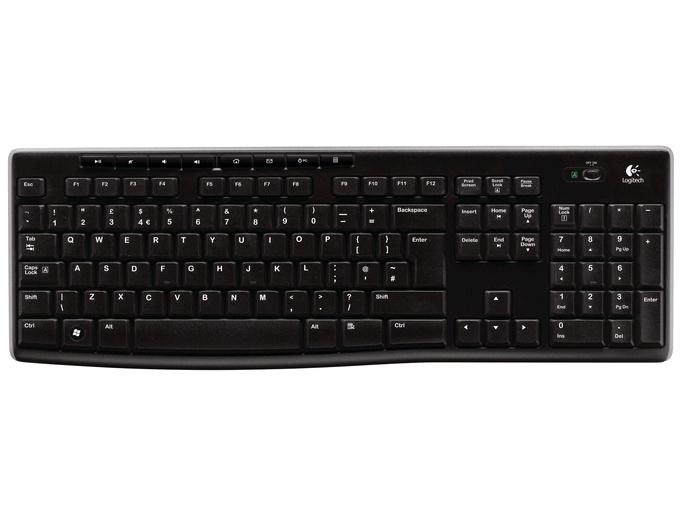 Logitech Wireless Keyboard K270 Unifying, US