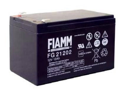 Baterie - Fiamm FG21202 (12V/12,0Ah - Faston 250), životnost 5let