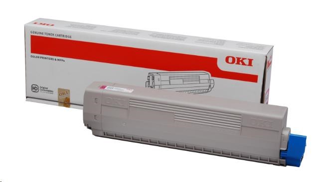 OKI Magenta toner do C822 (7 300 stránek)