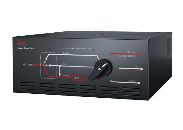 APC Service Bypass Panel 230V 125A HW input IEC-320 output (8) C19
