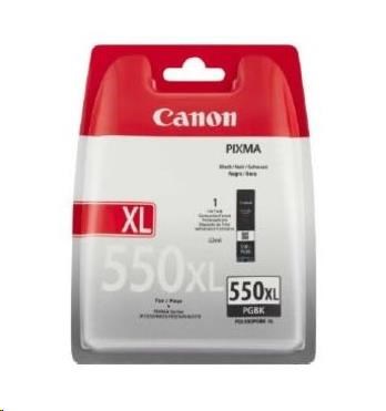 Canon CARTRIDGE PGI-550XL PGBK pigmentová černá pro PIXMA iP7250, iP8750, iX6850, MG5450, MG5x50, MG565x (500 str.)