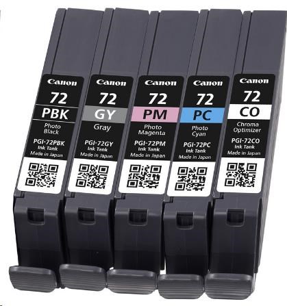 Canon CARTRIDGE PGI-72 PBK/GY/PM/PC/CO MULTI-PACK pro PIXMA PRO-10, PRO-10S (165 str.)