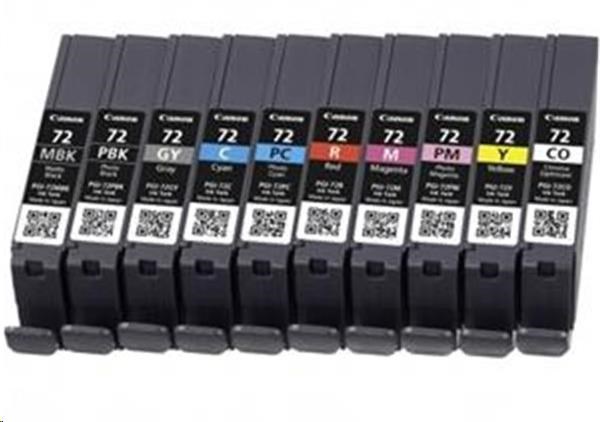 Canon CARTRIDGE PGI-72 MBK/C/M/Y/R MULTI-PACK pro Pixma PRO-10 (377 str.)