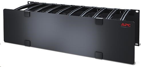 APC 3U Horizontal Cable Manager, 6" Fingers top and bottom
