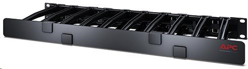 APC 1U Horizontal Cable Manager, 6" deep, Single-Sided