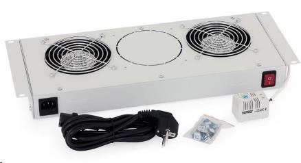 TRITON Ventilační jednotka horní (spodní) pro RBA-A6, RUA, 2 ventilátory, 230V/30W, termostat, šedá