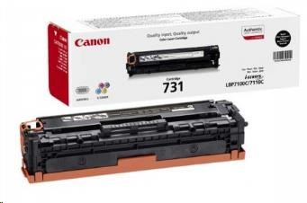 Canon TONER  CRG-731BK černá pro i-SENSYS LBP7100Cn, LBP7110Cw, MF623Cn, MF628Cw, MF8230Cn, MF8280Cw (1400 str.)