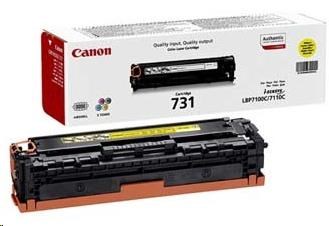 Canon TONER  CRG-731Y žlutá pro i-SENSYS LBP7100Cn, LBP7110Cw, MF623Cn, MF628Cw, MF8230Cn, MF8280Cw (1 500 str.)