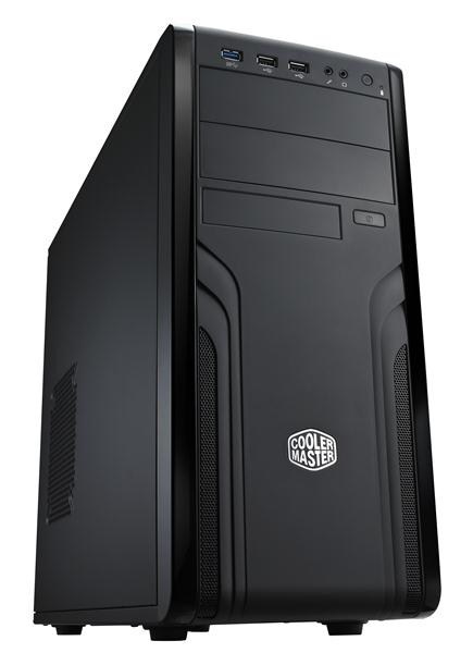 Cooler Master case Force 500, ATX, 1x 120mm Fan, Černá