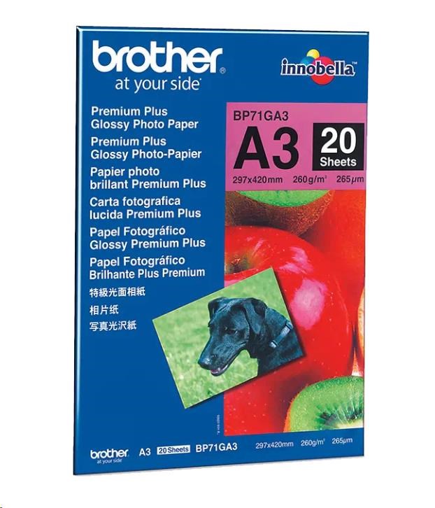 BROTHER Paper BP-71 foto lesklý A3/20ks