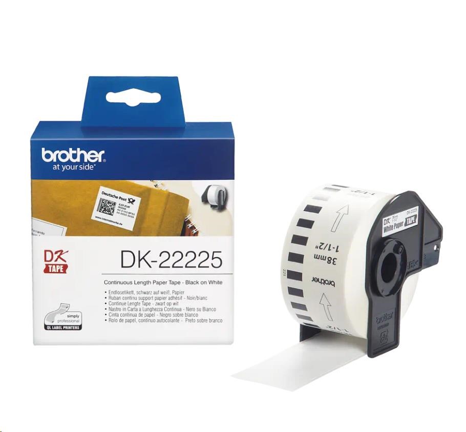 BROTHER DK-22225 papírová role  (38mm x 30.48 m)