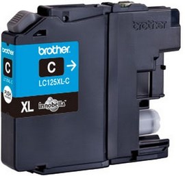 BROTHER INK LC-125XLC, azurový inkoust - DCP-J4110DW,MFC-J4410DW,MFC-J4510DW,MFC-J4610DW,MFC-J4710DW,MFC-J6520DW, 6920