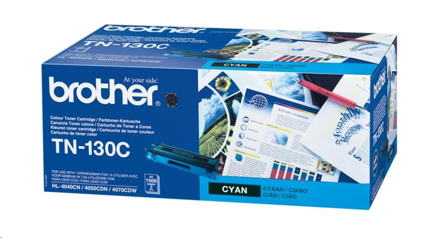 BROTHER Toner TN-130C azurový pro HL-4040CN/4050DN/4070CW, DCP-9040CN - cca 1500stran