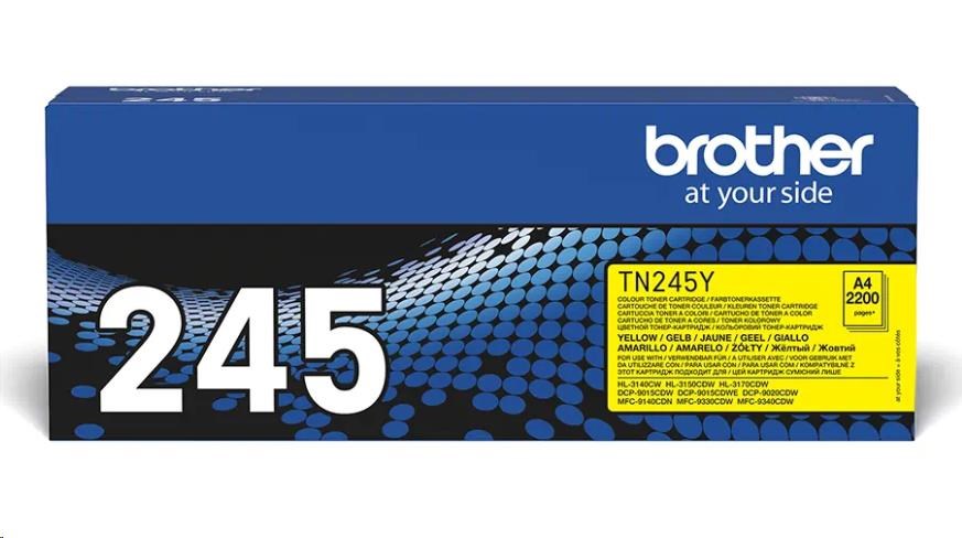 BROTHER Toner TN-245 žlutý 2200 stran