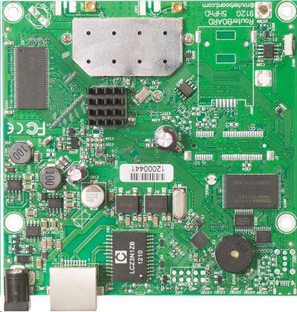 MikroTik RouterBOARD RB911G-5HPnD, 600MHz CPU, 32MB RAM, 1x LAN, integr. 5GHz Wi-Fi, vč. L3 licence