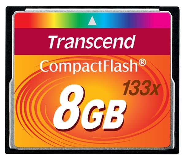 TRANSCEND Compact Flash 8GB (133x)