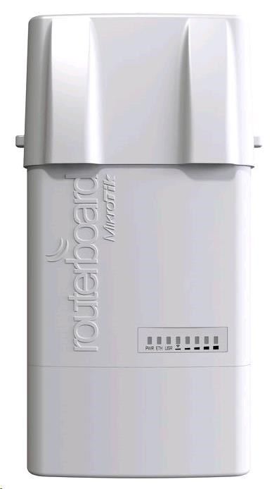 MikroTik RouterBOARD BaseBox 5, 600MHz CPU, 64MB RAM, 1x LAN, integr. 5GHz Wi-Fi, vč. L4 licence