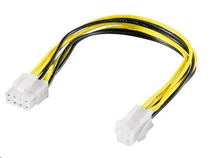 PREMIUMCORD Redukce napájení 8 pin/Female zdroj na P4 4pin/Male