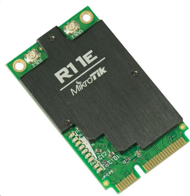 MikroTik R11e-2HnD, mini-PCIe karta, 802.11b/g/n, U.FL