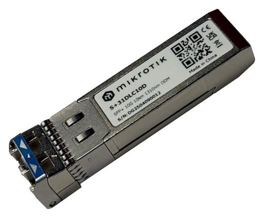 MikroTik SFP+ (miniGBIC) modul S+31DLC10D, SM, 10km, 10G