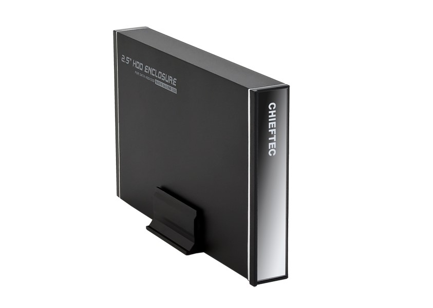 CHIEFTEC externí rámeček na SATA HDD 2,5" (max. 14.5mm), USB3.0, aluminium