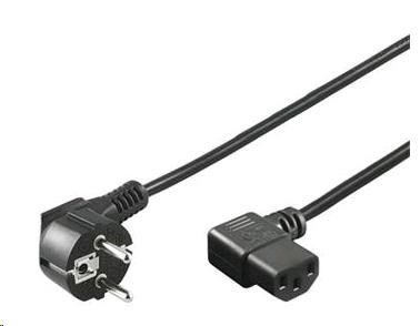 PREMIUMCORD Kabel napájecí 230V 5m úhlový 90st
