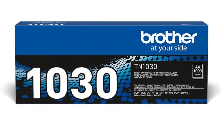 BROTHER Toner TN-1030 (HL-11xx, DCP-15xx,  cca1000 str. A4) - pro DCP-1510E / HL-1110E / MFC-1810E / MFC-1910WE