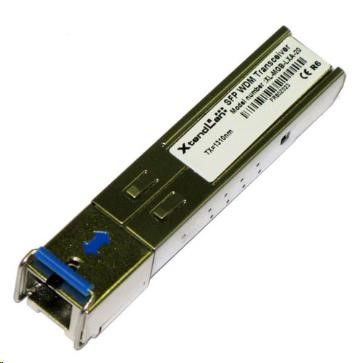 Průmyslový SFPmodul SM/MM(1550/1310nm),WDM,1,25Gb/s,SC,20km,-40až85°(CISCO,DELL,Planet,ZyXEL,TP-LINK,UBNT,MikroTik komp)